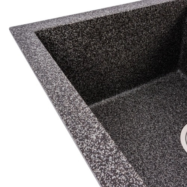 Фото - Мийка кухонна VALESO 6550 CRIPTA матова (графіт)