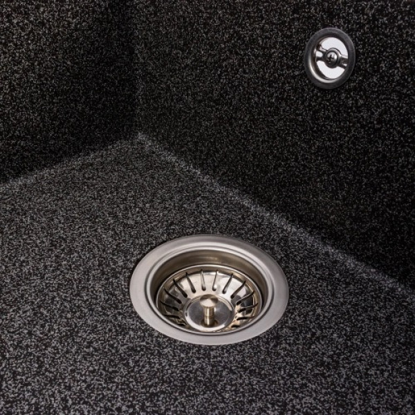 Фото - Мийка кухонна VALESO 6550 CRIPTA матова (графіт)