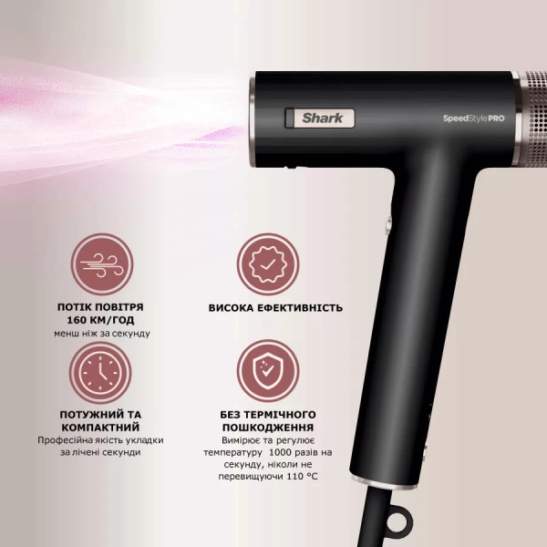 Фото - Фен Shark SpeedStyle 3-in-1 for Straight & Wavy Hair (HD731EU)