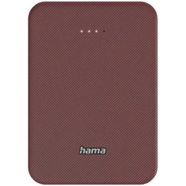 Фото - Батарея мобильная Hama 10000mAh 15W (00201714) Red