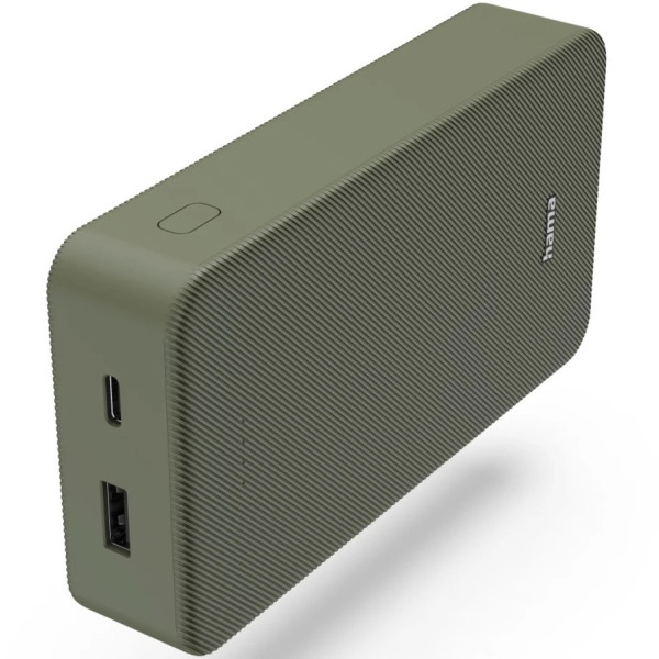 Фото - Батарея мобільна Hama Power Pack Color 20 20000mAh Green (201716)