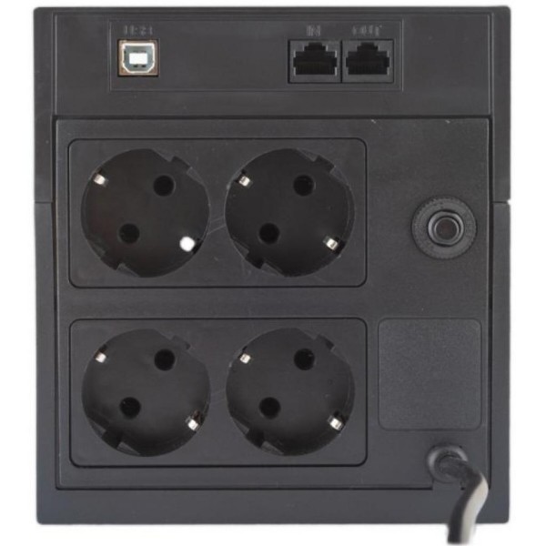 Фото - Джерело безперебійного живлення Powercom RPT-1500AP, 4 x євро USB LCD (00210225)