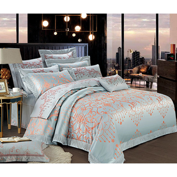 Фото - Комплект постільної білизни Word of Dream 509 Жаккард 2х150х215 Сірий (15424) Фото - Комплект постільної білизни Word of Dream 509 Жаккард 2х150х215 Сірий (15424)