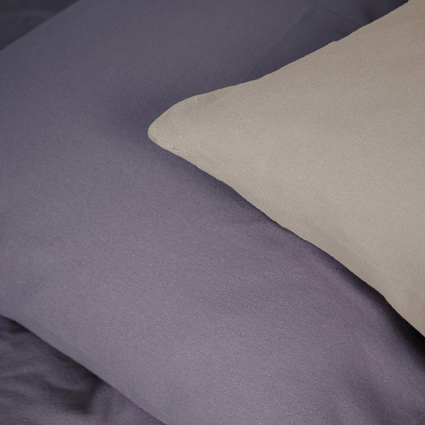 Фото - Комплект постільної білизни MirSon 004-001 Cappuchino/Ash grey 2x143x210 см (2200009658495)