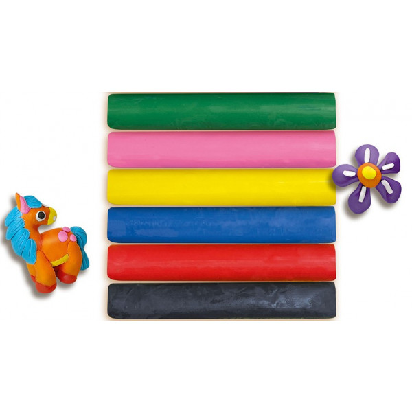 Фото - Пластилін класичний Ses Creative Весела ліпка (12 кольорів) (00406S)