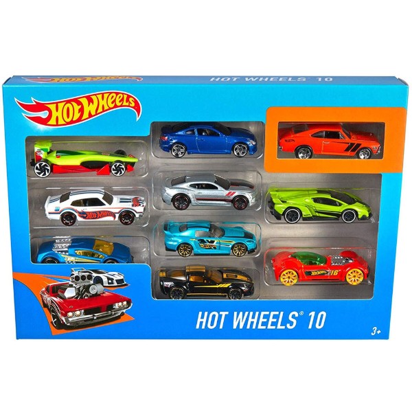 Фото - Набір базових машинок Hot Wheels Автомобіль 10 шт. в ас. (54886)