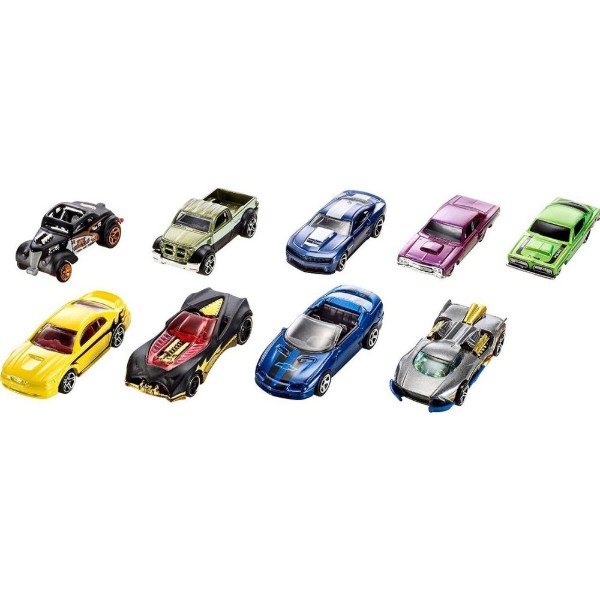 Фото - Набір базових машинок Hot Wheels Автомобіль 10 шт. в ас. (54886)