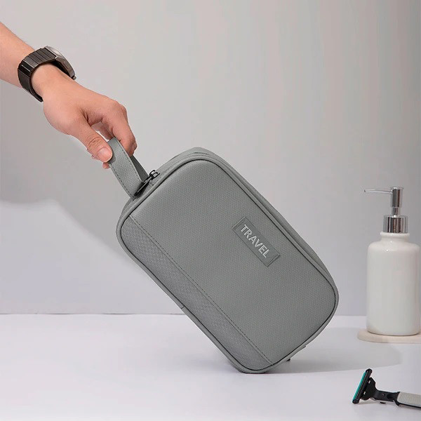 Фото - Косметичка Love You Home 25х11х14 см Сіра (59045)