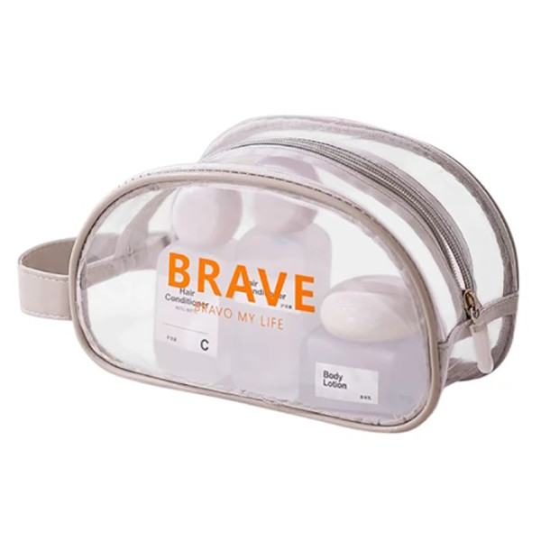 Фото - Косметичка Love You Home 21х10х12 см Сіра (59050)