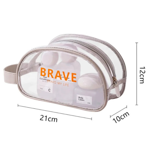 Фото - Косметичка Love You Home 21х10х12 см Сіра (59050)