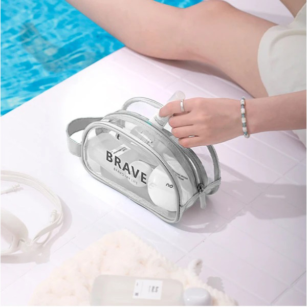 Фото - Косметичка Love You Home 21х10х12 см Сіра (59050)