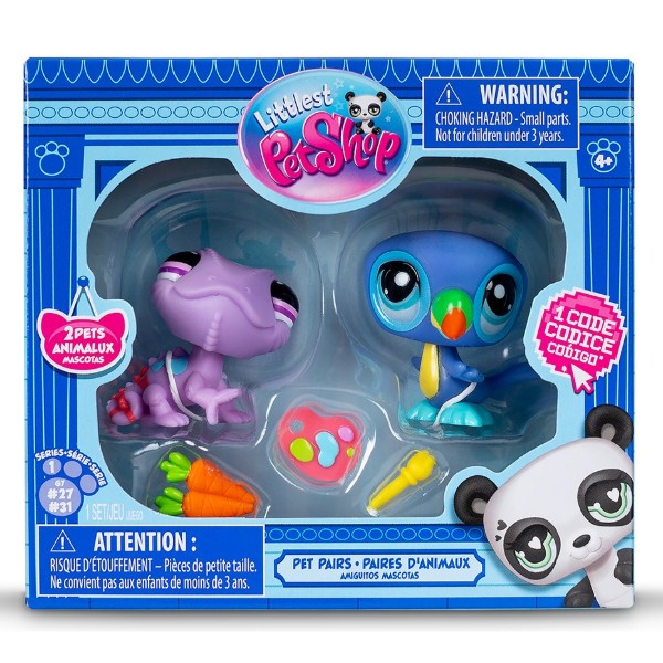 Фото - Колекційні фігурки набір Littlest Pet Shop ДРУЗІ ЗА МИСТЕЦТВОМ (2 фігурки, аксесуари) (00507)