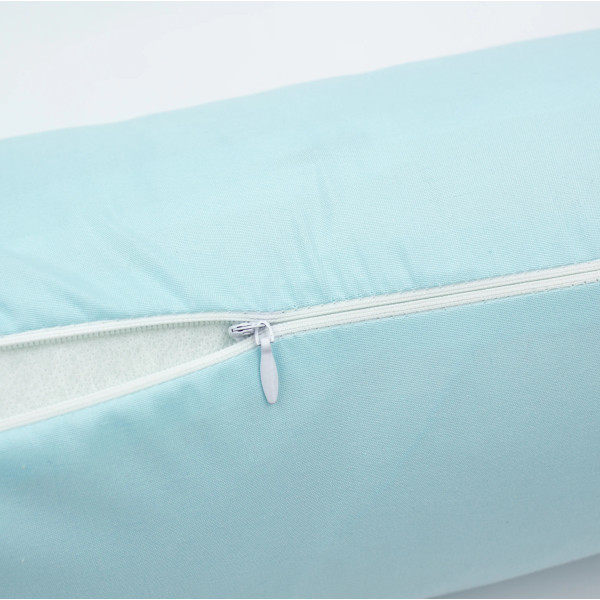 Фото - Подушка валик MirSon №8109 Naturale Line 14-4121 Blanco EcoSilk 15x50 см (2200006199755)