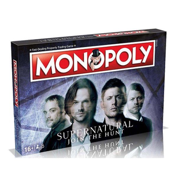 Фото - Настільна гра (18+) Winning Moves SUPERNATURAL Monopoly EN (Надприродне) (WM00512-EN1-6)