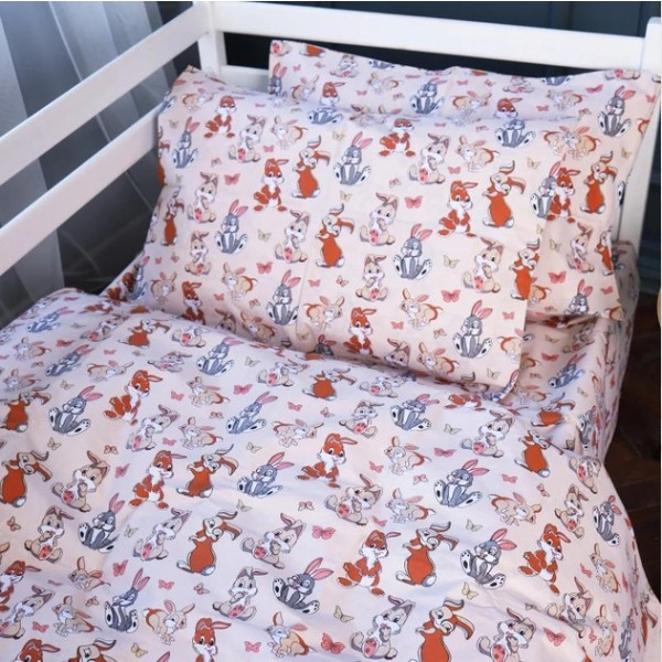 Фото - Комплект постільної білизни дитячий MirSon 143х210 см Kids Time 17-0530 Bambi Бязь (2200007073498)