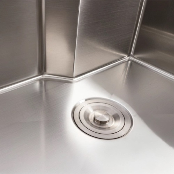 Фото - Мийка кухонна VALESO Handmade 65х43 нержавійка (3,0/0,8)