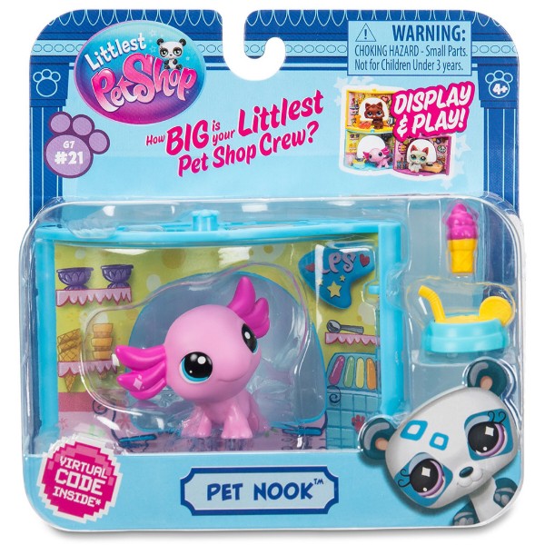 Фото - Коллекционные фигурки набор Littlest Pet Shop Магазин мороженого (00593)