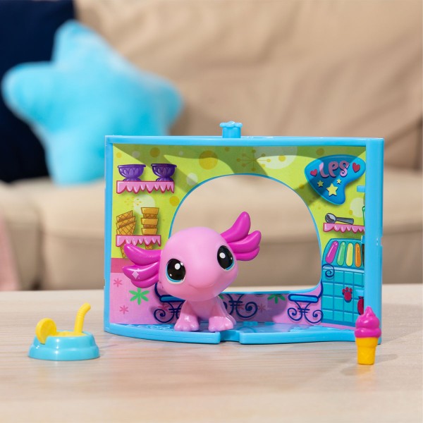 Фото - Коллекционные фигурки набор Littlest Pet Shop Магазин мороженого (00593)