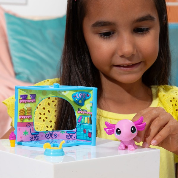 Фото - Коллекционные фигурки набор Littlest Pet Shop Магазин мороженого (00593)