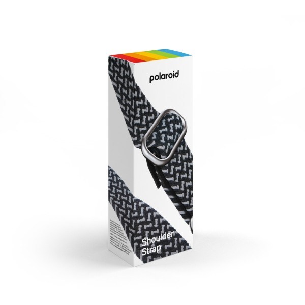 Фото - Ремень для фотокамеры Polaroid Shoulder Strap - Black Gray (6222)