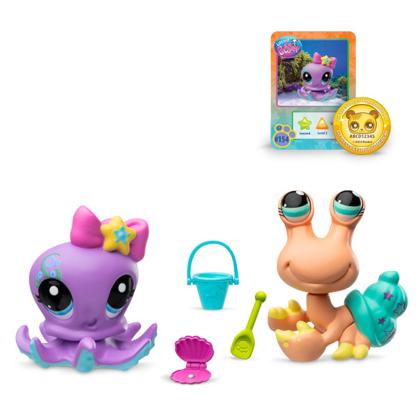 Фото - Коллекционные фигурки набор Littlest Pet Shop Охота на сокровища (00627)