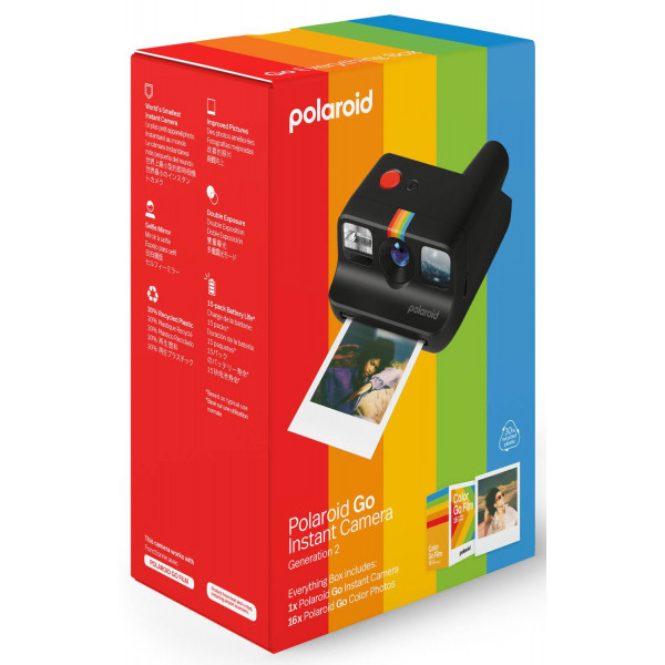 Фото - Фотокамера миттєвого друку Polaroid Go Gen 2 Black Everything Box (6280)