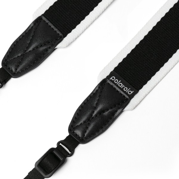 Фото - Ремень для фотокамеры Polaroid Camera Strap Flat - Black &White (6308)