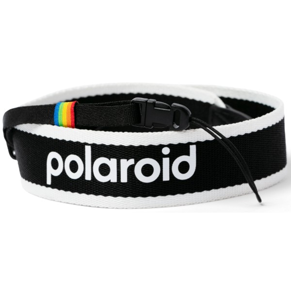 Фото - Ремень для фотокамеры Polaroid Camera Strap Flat - Black &White (6308)