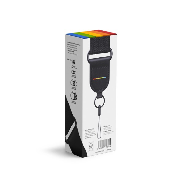 Фото - Ремень для фотокамеры Polaroid Shoulder Strap - Black (6309)