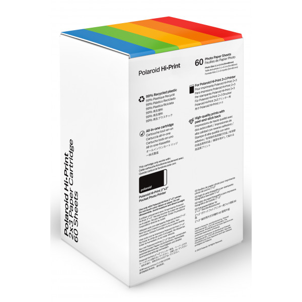 Фото - Фотоплівка Polaroid HiPrint Gen 2 2x3 Paper Cartridge - 60 Sheets (6356)