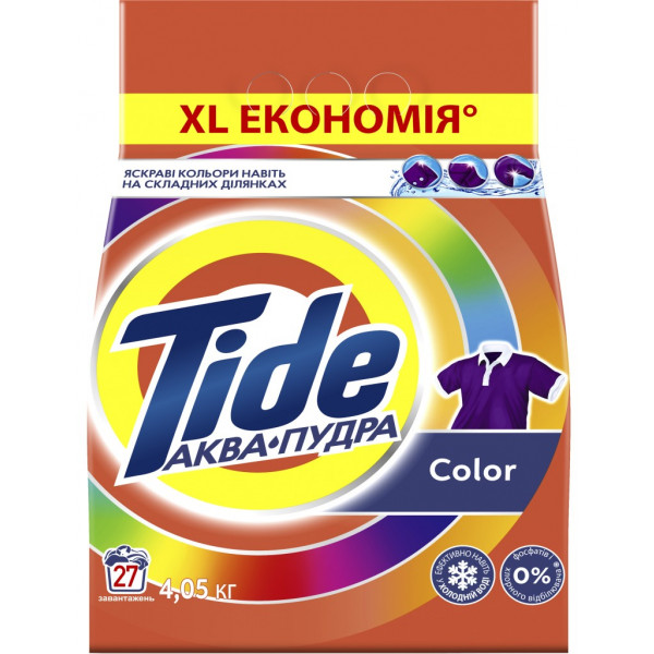 Фото - Стиральный порошок Tide Аква-Пудра Color 4.05 кг (8006540535301)