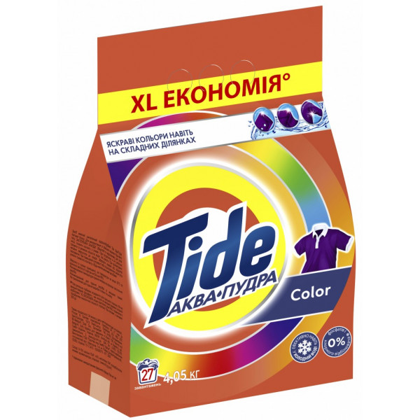 Фото - Стиральный порошок Tide Аква-Пудра Color 4.05 кг (8006540535301)