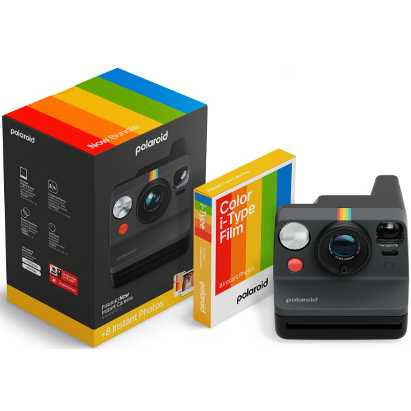 Фото - Фотокамера моментальной печати Polaroid Now Gen 3 Black + Color Film Bundle (8 photos) (6572)