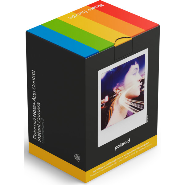 Фото - Фотокамера моментальной печати Polaroid Now+ Gen 3 Black + Color Film Bundle (8 photos) (6575)