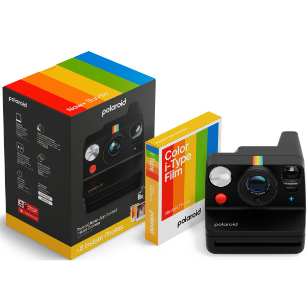 Фото - Фотокамера моментальной печати Polaroid Now+ Gen 3 Black + Color Film Bundle (8 photos) (6575)