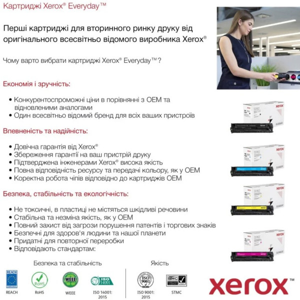 Фото - Картридж-тонер Xerox Everyday сумісний аналог HP CF530A (205A) black (006R04259)