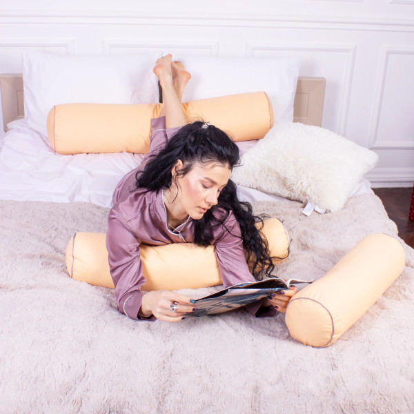 Фото - Подушка валик MirSon №8125 Naturale Line 13-1027 Colombo EcoSilk 100х20 см (2200006248958)