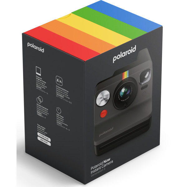 Фото - Фотокамера миттєвого друку Polaroid Now Generation 3 - Black (9154)