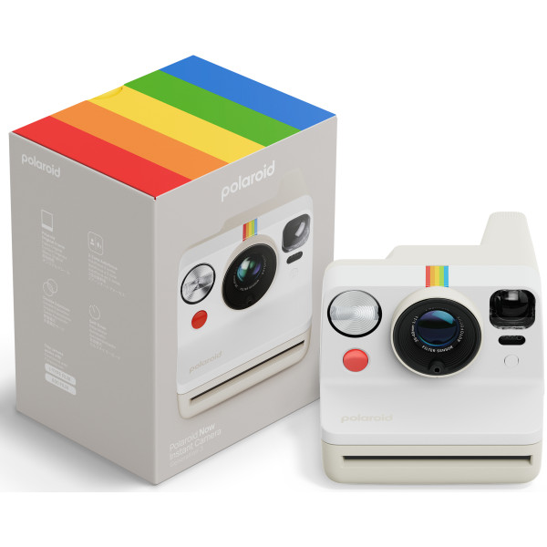 Фото - Фотокамера миттєвого друку Polaroid Now Generation 3 - Pebble White (9155)