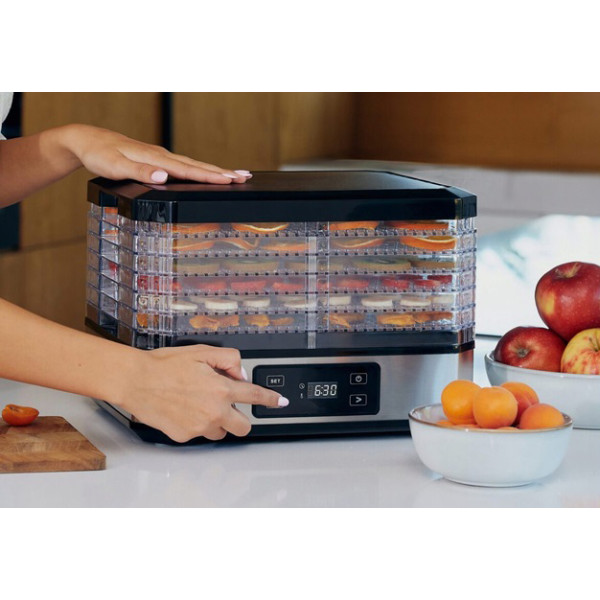 Фото - Сушарка для фруктів та овочів Zeegma DRY CHEF SILVER