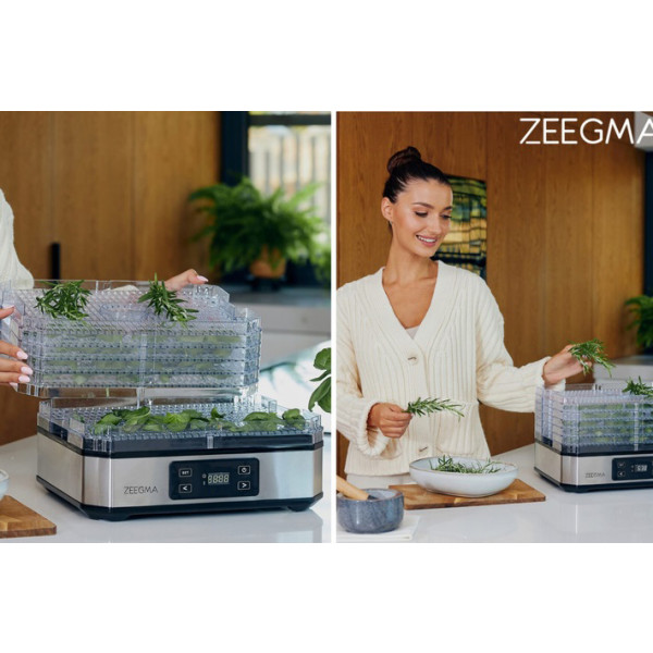 Фото - Сушарка для фруктів та овочів Zeegma DRY CHEF SILVER