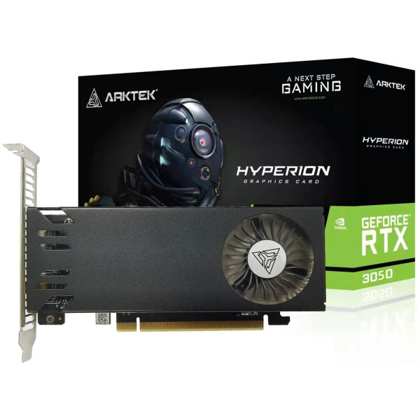 Фото - Видеокарта Arktek NVIDIA GeForce RTX3050 GDDR6 6GB LP (AKN3050D6S6GL1)