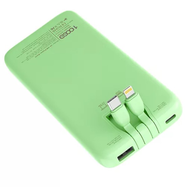 Фото - Батарея мобильная Infinix XP07 Li-Pol 10000mAh 22.5W Green