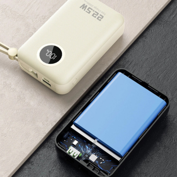 Фото - Батарея мобильная Dudao 20000mAh K14+ 22.5W White (6977196680023)