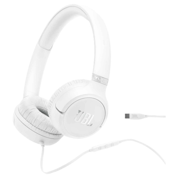 Фото - Наушники накладные проводные JBL Tune 530C White (JBLT530CWHT)