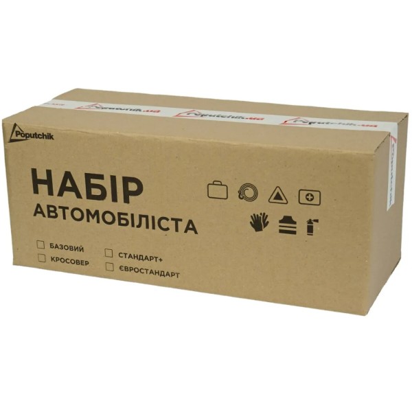 Фото - Набір для авто Poputchik Smart компакт чорна (01-126-К)