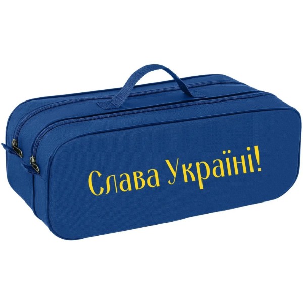 Фото - Набор для авто Poputchik Евростандарт Слава Украине синяя 2 отдела (01-205-IS)