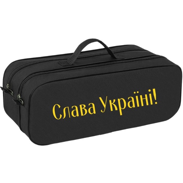 Фото - Набір для авто Poputchik Універсальний Слава Україні Чорна (01-206-IS)