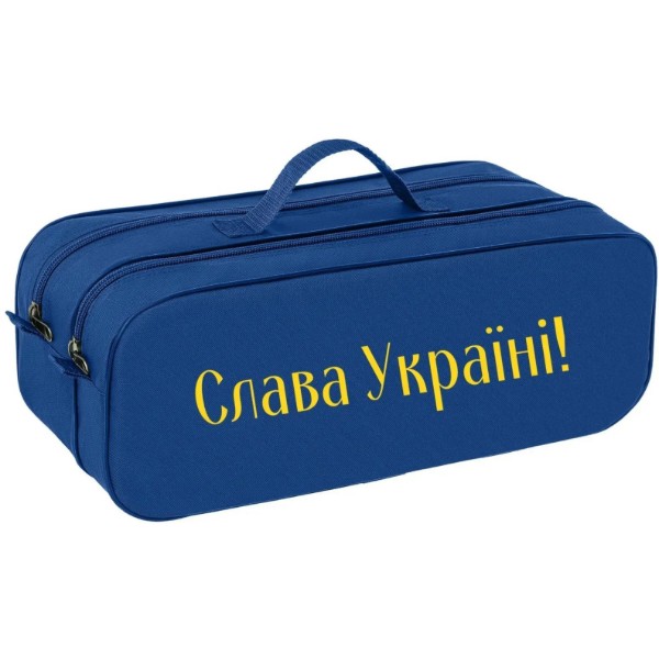 Фото - Набор для авто Poputchik Универсальный Слава Украине Синяя (01-207-IS)