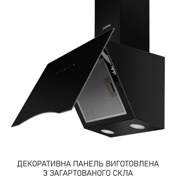 Фото - Витяжка декоративна Minola HVS 6812 BL 1200 LED